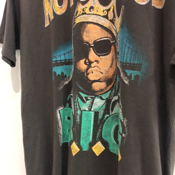 DAYDREAMER Washed Black Notorious B.I.G. Crown Weekend Tee - Picture 6 of 9